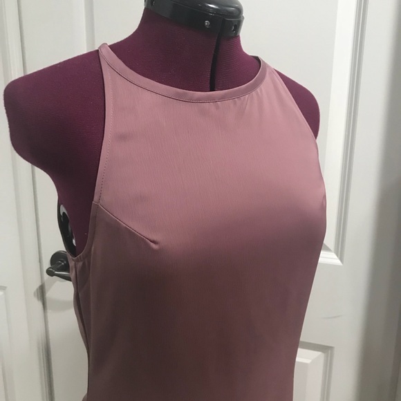 ✨NWT✨Mauve knee length slip satin dress - Picture 2 of 8